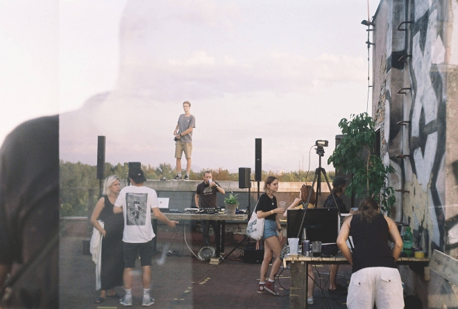 8 Banket Ostrava Dock rooftop party